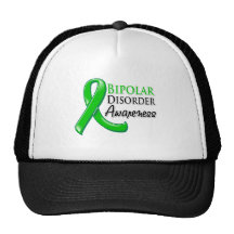 Bipolar Disorder Awareness Ribbon Mesh Hat