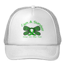 Bipolar Disorder Butterfly I Am A Survivor Mesh Hats