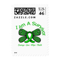 Bipolar Disorder Butterfly I Am A Survivor Postage Stamp