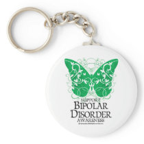Bipolar Disorder Butterfly Key Chains