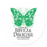 Bipolar Disorder Butterfly stickers