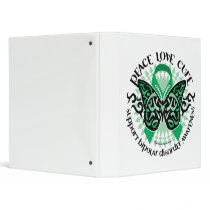 Bipolar Disorder Butterfly Tribal 2 binders