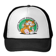 Bipolar Disorder Cat Mesh Hat
