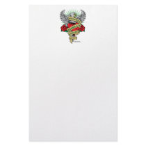 Bipolar Disorder Dagger stationery by fightcancertees Bipolar Disorder Dagger stationery