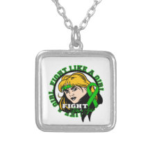 Bipolar Disorder Fight Like A Girl Attitude Personalized Necklace