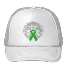Bipolar Disorder Fight Like A Girl Fleurish Mesh Hat