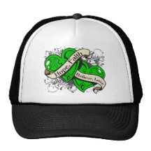 Bipolar Disorder Hope Faith Dual Hearts Trucker Hat