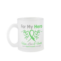 Bipolar Disorder Hope Love FaithTribal Ribbon Coffee Mugs