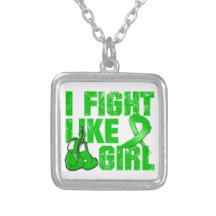 Bipolar Disorder I Fight Like A Girl (Grunge) Pendants