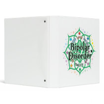 Bipolar Disorder Lotus Vinyl Binder