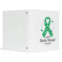 Bipolar Disorder Ribbon of Butterflies binders by fightcancertees Bipolar Disorder Ribbon of Butterflies binders
