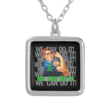 Bipolar Disorder Rosie WE CAN DO IT Necklaces