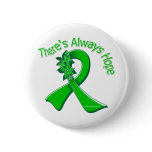 Bipolar Disorder There's Always Hope Floral Pin