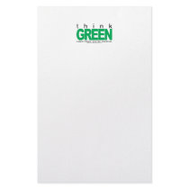 Bipolar Disorder THINK Green stationery