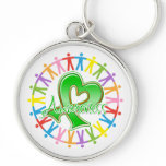 Bipolar Disorder Unite in Awareness Keychain