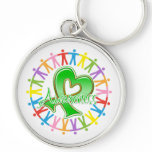 Bipolar Disorder Unite in Awareness Keychain