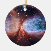 Bipolar Star Forming Region Sharpless 2-106 Nebula Christmas Ornaments