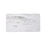Birch bark detail custom address labels
