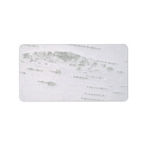 Birch bark detail custom address labels