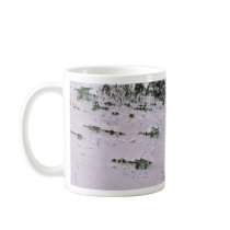 Birch bark detail mug