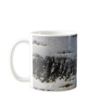 Birch bark coffee mug
