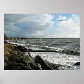 Birch Bay Wind Storm Print