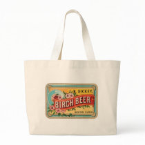 BIRCH BEER VINTAGE POSTER ART PRINT TOTE BAGS
