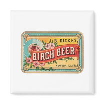 BIRCH BEER VINTAGE POSTER ART PRINT MAGNETS