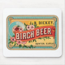 BIRCH BEER VINTAGE POSTER ART PRINT MOUSEPADS