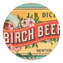 BIRCH BEER VINTAGE POSTER ART PRINT STICKERS