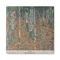 Birch By Klimt Gustav Magnet