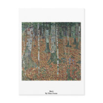 Birch By Klimt Gustav Post Card
