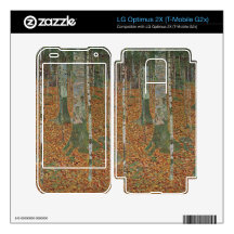 Birch Forest by Gustav Klimt Decals For LG Optimus 2X