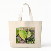 Birch Leaves Green Leaves Bag