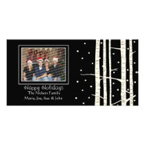 Birch Tree Snowfall photo cards