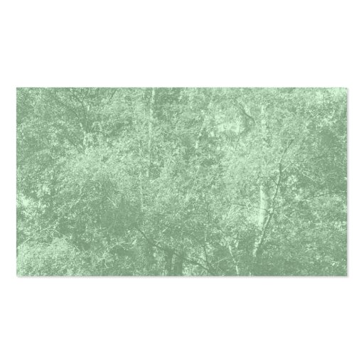 Birch Tree Texture - Light Green (CCFFCC) Business Card (back side)