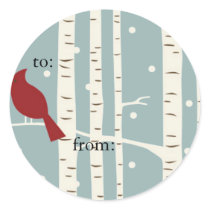 birch tree wintery gift tags stickers by TheGrinchsCloset birch tree wintery gift tags stickers