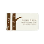 Birch Trees Address Label
