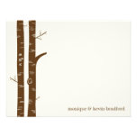 Birch Trees Flat Thank You Card Custom Invite
