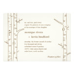 Birch Trees Wedding Invitation - Sketchy