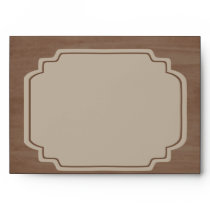 Birch Wood Beauty Fall Wedding Envelope