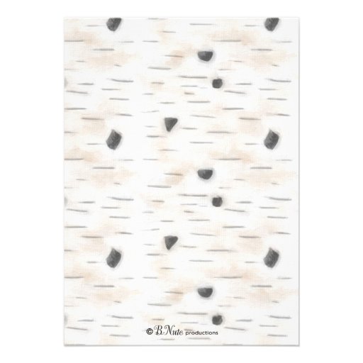 Birch Woodland Hand Drawn Bridal Shower Invitation