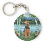 Birches - Airedale #1 Keychains
