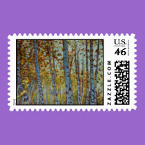 Birches stamps