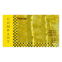 Birches Profile Card Business Card Template