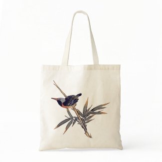 bird and bamboo 2 bag