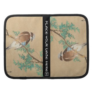 Bird and Flower, Eurasian Jay and Chinese Arborvit Organizers