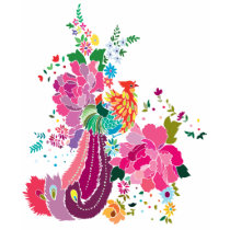 bird and flowers t shirts