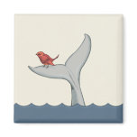 Bird and Whale Magnet