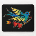 Bird Arrow and Hearts Mousepads